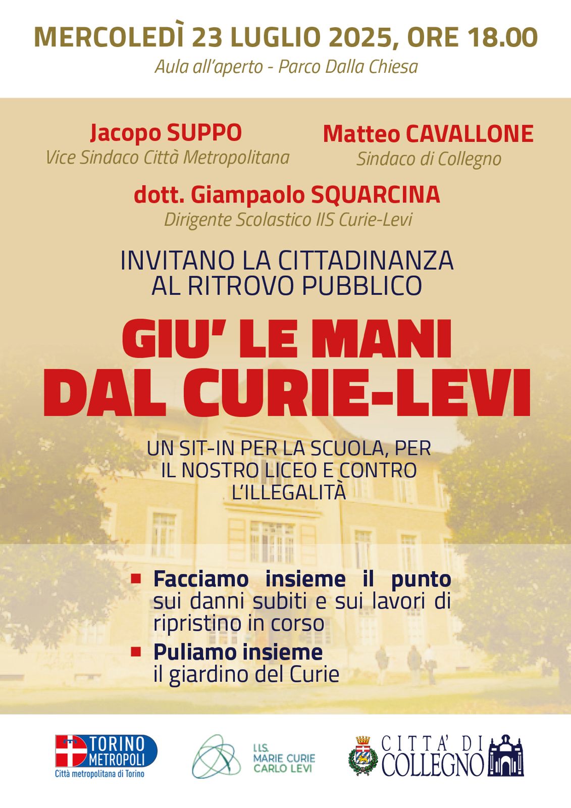 Giù le Mani dal Curie-Levi