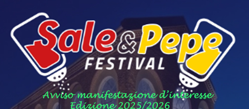 AvvisoSalePepe immagine avviso per Rassegna musicale Sale&Pepe 2025/2026