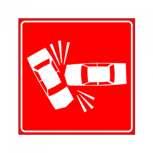 cartello incidente stradale
