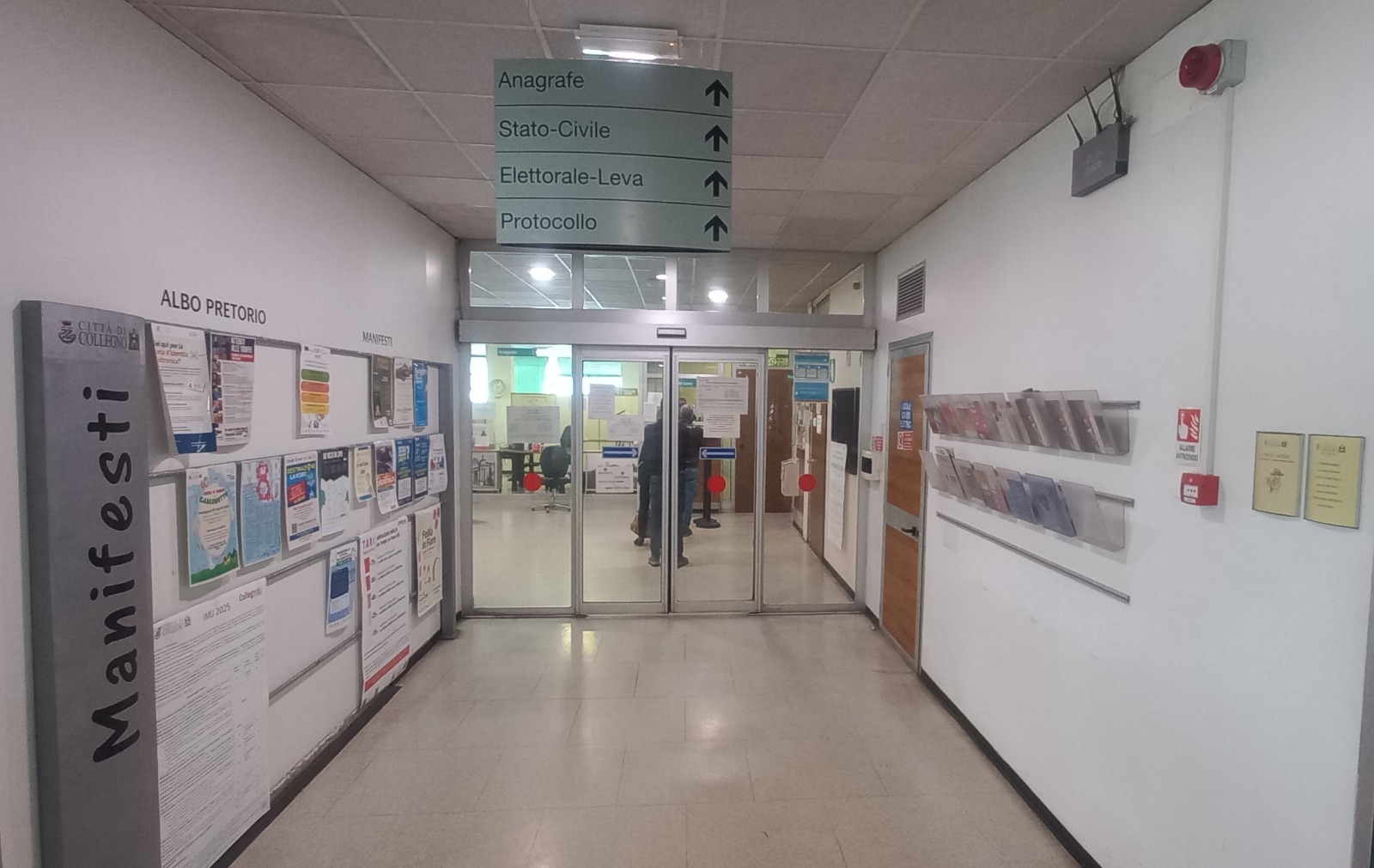 Entrata anagrafe Comune di Collegno